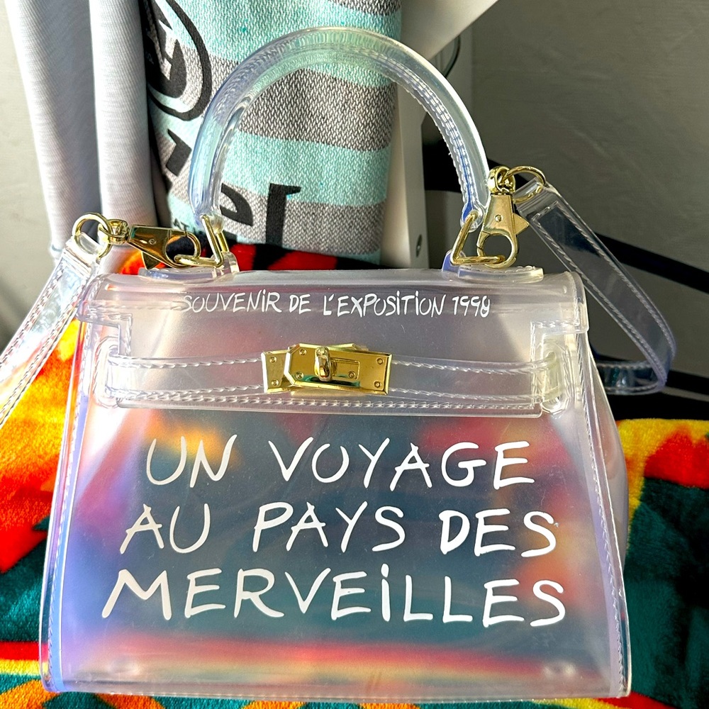 Souvenir de L'exposition 1998. Un Voyage Au Pays Des Merveilles Transparent Bag